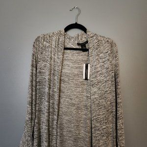 Grace Elements Women's Black and White cardigan  Medium